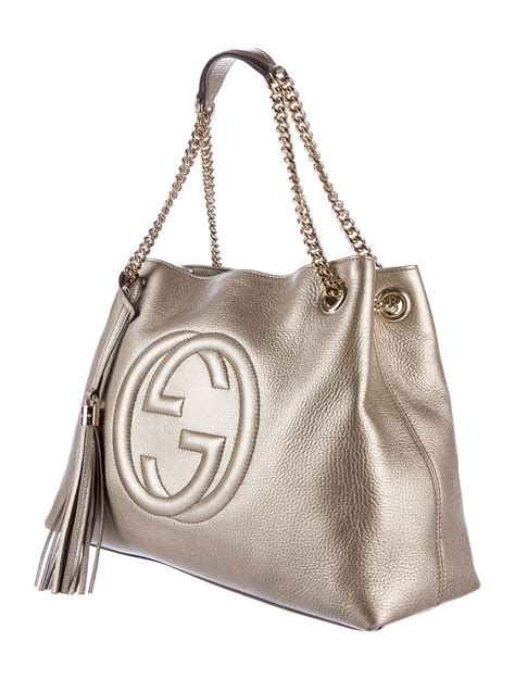 bolsa gucci soho shoulder|Gucci shoulder bag soho.